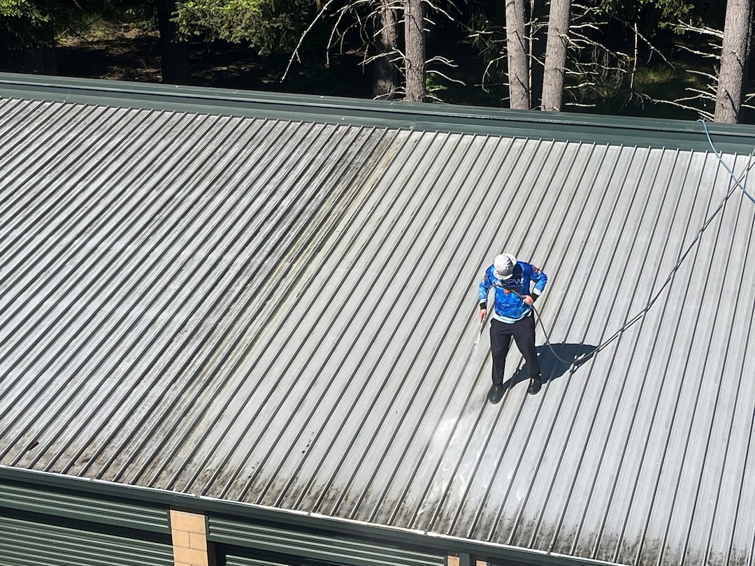 Storage Unit Full Package Exterior Cleaning in Thurston County